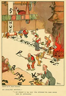 Severe: Cartoon advert for Shuck Maclean and Co Ltd