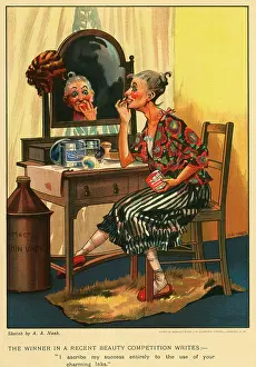 Makers: Cartoon advert for Shuck Maclean and Co Ltd
