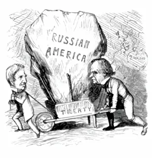 Weekly: Cartoon, Alaska Purchase, 1867