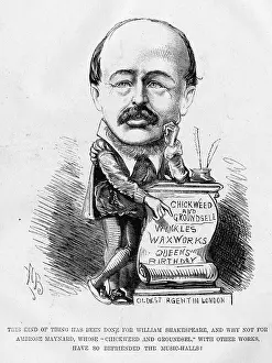 Doublet: Cartoon of Ambrose Maynard, theatrical agent