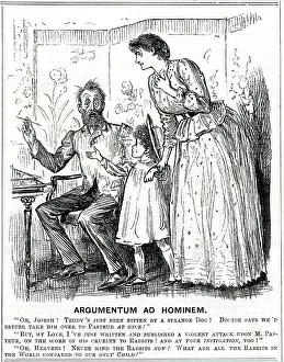 Ethics: Cartoon, Argumentum ad Hominem (Louis Pasteur)