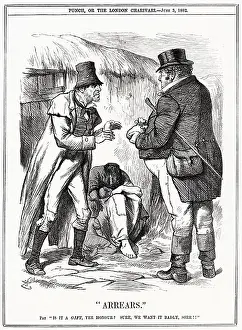 Unpaid: Cartoon, Arrears 1882
