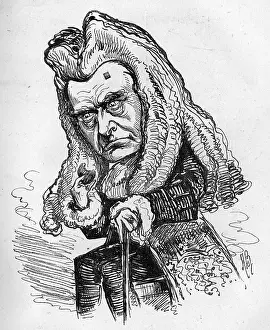 Biscuit: Cartoon of Arthur Cecil, English actor and playwright