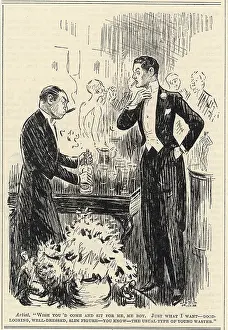 Dandy: Cartoon, Artist and young dandy