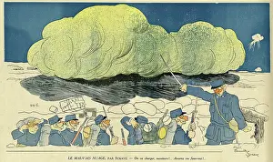 Billowing: Cartoon, The bad cloud, WW1
