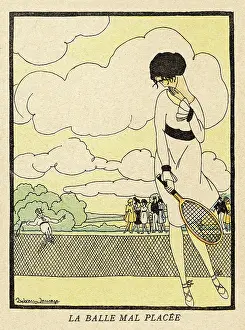 Unfortunate: Cartoon, A badly placed ball