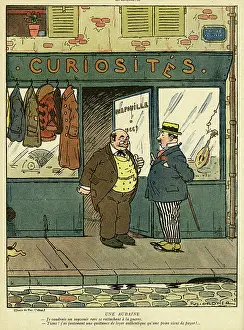 Shopkeeper: Cartoon, A Bargain, WW1
