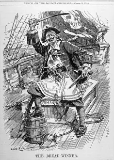 Swashbuckling: Cartoon, The Bread-Winner (Wilhelm II) WW1