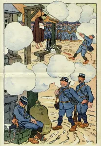 Gendarme: Cartoon, Brigadier, you are right, WW1