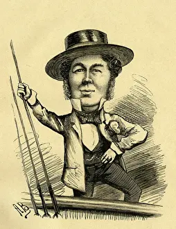 Yachts: Cartoon, Captain Fred Collins of Brighton