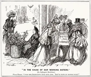 Satires: Cartoon, In the Cause of our Working Sisters