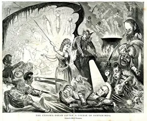 Panto: Cartoon, The Censor's Dream after a course of pantomimes