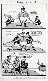Stalemate: Cartoon, The Change in Ireland, WW1