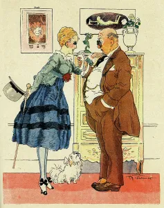 Prostitute: Cartoon, Nothing changes, WW1