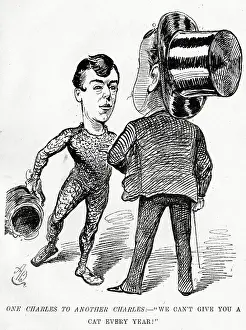 Panto: Cartoon, One Charles to Another Charles