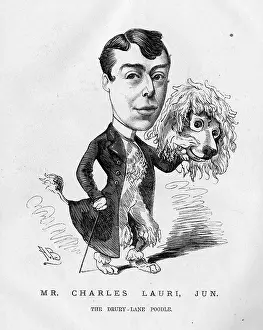 Drury: Cartoon of Charles Lauri, pantomime performer
