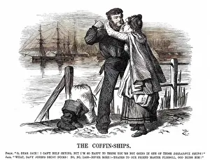 Plimsoll: Cartoon, The Coffin Ships 1873