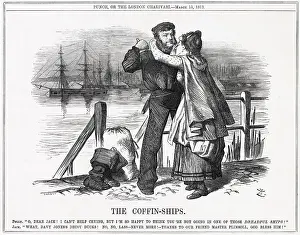 Overcrowded: Cartoon, The Coffin Ships 1873