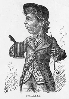 Brough: Cartoon of the comic actor Lionel Brough