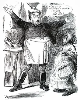 Outbreak: A cartoon commenting on the 1865 outbreak of the