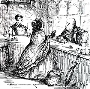 Commenting: A cartoon commenting on the adulteration of coffee