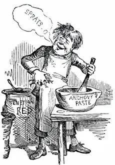 Commentary: A cartoon commenting on the adulteration of food