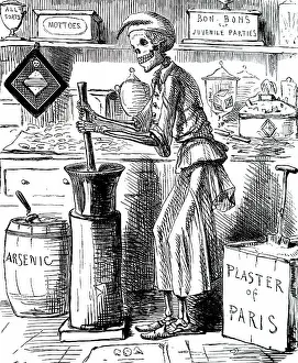 Commenting: A cartoon commenting adulteration of food