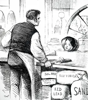 Commenting: A cartoon commenting adulteration of food