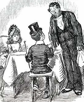 Commentary: A cartoon commenting on the adulteration of milk