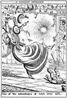 Dighton: A cartoon commenting on the advantages of gas