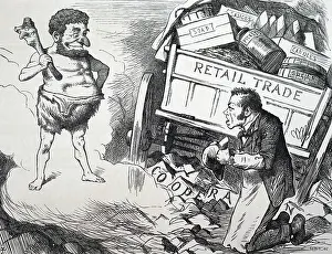Tenniel: Cartoon commenting on the Co-operative Movement
