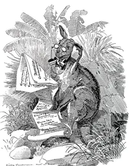 Illustrator: A cartoon commenting on the creation of the Commonwealth