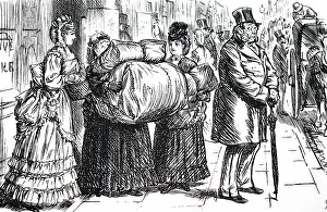 Customer: Cartoon commenting on the early years of the Co-operative