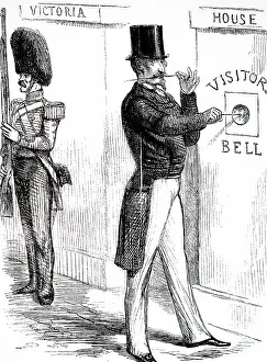 Eugenie: A cartoon commenting on Emperor Louis-Napoleon's