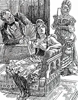Engagement: A cartoon commenting on the First Moroccan Crisis