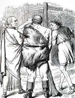Gladstone: A cartoon commenting on the General Election of