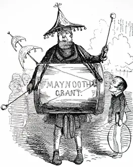 1795: A cartoon commenting on the Maynooth Grant