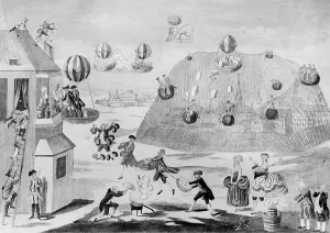 Dirigibles: Cartoon The consequences of the invention of air