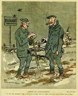 Spade: Cartoon, Cushy job, WW1