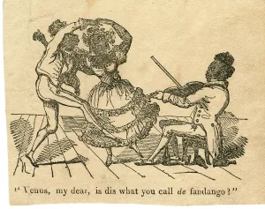 Stereotype: Cartoon, dancers and violinist