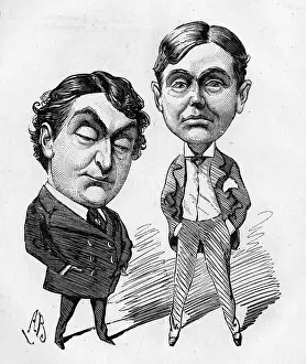 Managers: Cartoon of David James and Thomas Thorne