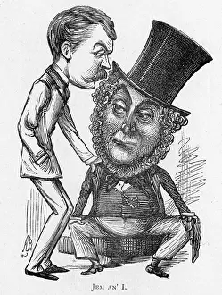 Founders: Cartoon of David James and Thomas Thorne