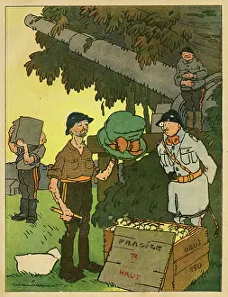 Mistake: Cartoon, A delivery mistake, WW1
