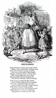 Oven: A cartoon depicting the Christmas pudding