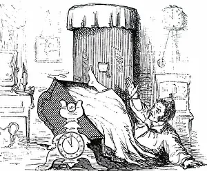 Anyone: Cartoon depicting the conception of Theodore Jones's