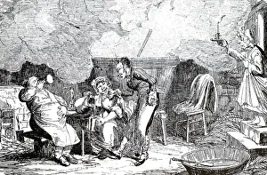 Illustrator: A cartoon depicting a sampling of the latest homebrew