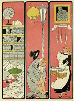 Follower: Cartoon, The disciple of Kant, WW1