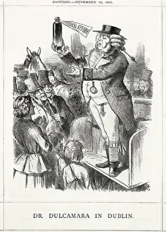 Simian: Cartoon, Dr Dulcamara in Dublin (John Bright)