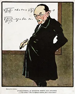 Expense: Cartoon, Dr Hellferich, WW1
