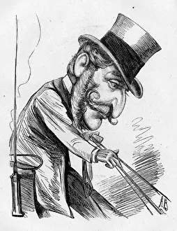 Whiskers: Cartoon of the Duke of Beaufort